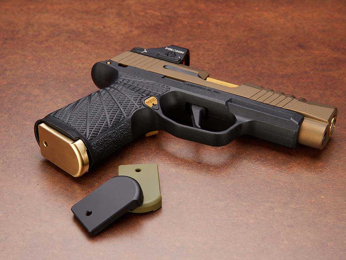 NDZ P365 P365XL Brass Weighted Magazine Base Plate Slim Carry